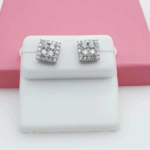 925 Sterling Silver Cubic Zirconia Earrings, U19254549 - Picture 11 of 11